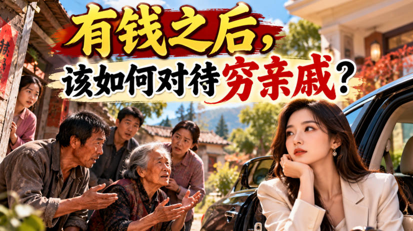 某公众号付费文章:有钱之后,该如何对待穷亲戚?-小灰云创