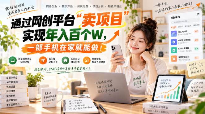 (20682期)【教副业兼职课程】实现月入1-5W!毫无保留的全部教给你,长期稳定项目!-小灰云创