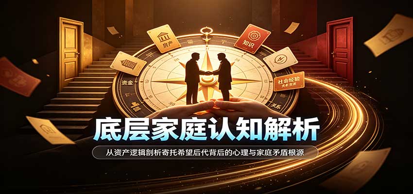 底层家庭认知解析：从资产逻辑剖析寄托希望后代背后的心理与家庭矛盾根源-小灰云创