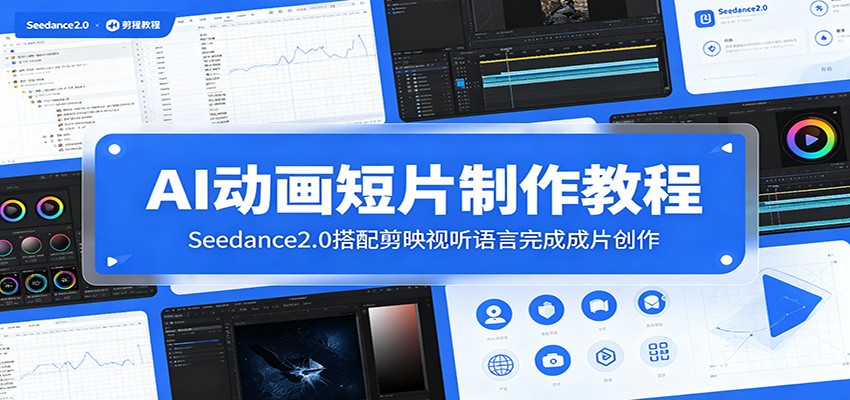 AI动画短片制作教程:Seedance2.0搭配剪映视听语言完成成片创作-小灰云创