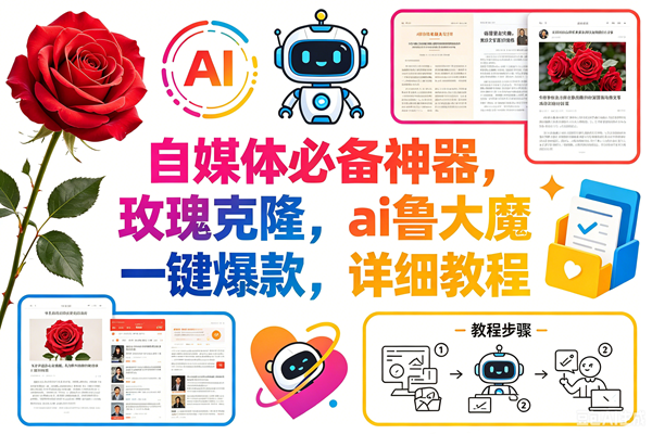 （18441期）玫瑰克隆神器，一键ai大魔，爆款工具，自媒体必备，60多个功能的详细教程-小灰云创