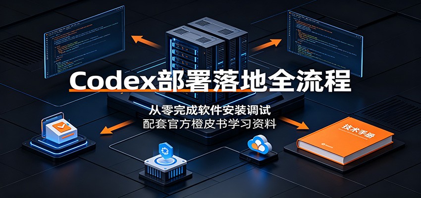 Codex部署落地全流程:从零完成软件安装调试,配套官方橙皮书学习资料-小灰云创
