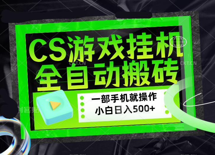 CSGO游戏挂机捡漏搬砖，超稳定的项目，带领1000+小白实现日入500+，数据可视频验证-小灰云创