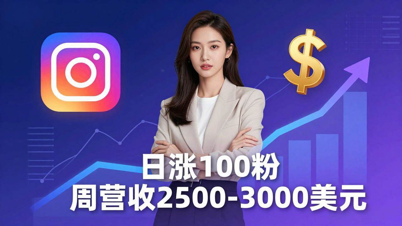（18299期）想做数字产品？Sheri亲授：日涨100粉、每周2500至3000美元的营收，Instagram躺着赚-小灰云创