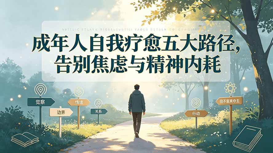 （19516期）付费文章：成年人自我疗愈五大路径，告别焦虑与精神内耗-小灰云创