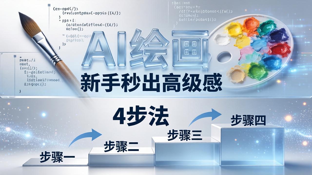 AI绘画入门别再硬磕了！即梦4步法：万能提示词公式+BRTR框架，新手秒出高级感-小灰云创
