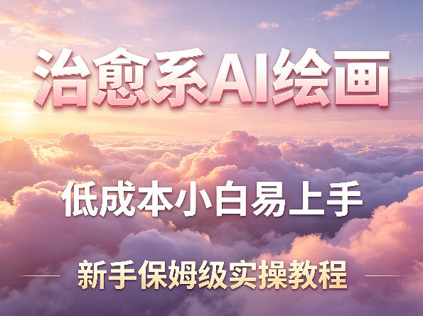 治愈系AI绘画提示词项目，低成本小白易上手，每天10分钟，新手保姆级实操教程 - 小灰云创-小灰云创