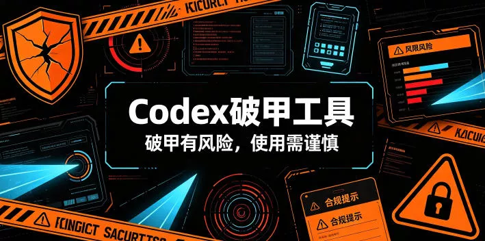Codex破甲工具，破甲有风险，使用需谨慎-小灰云创