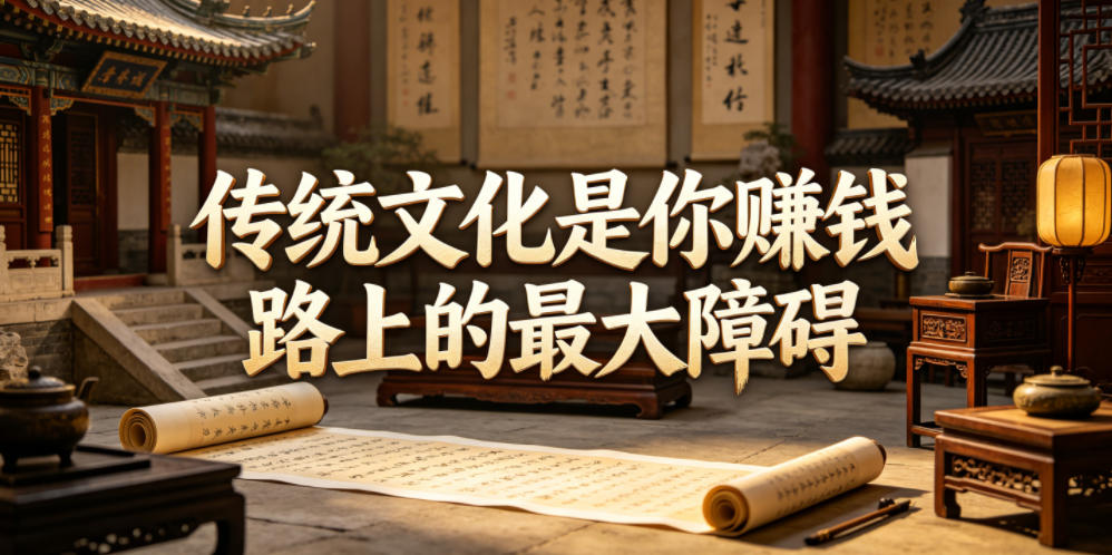 付费文章：传统文化是你賺钱路上的最大障碍-小灰云创