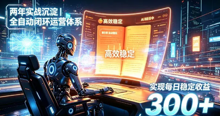 两年实战沉淀|全自动闭环运营体系,实现每日稳定收益300+【揭秘】-小灰云创