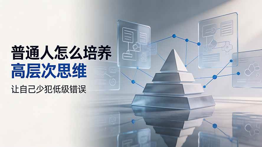 （19637期）付费文章：普通人怎么培养高层次思维，让自己少犯低级错误-小灰云创