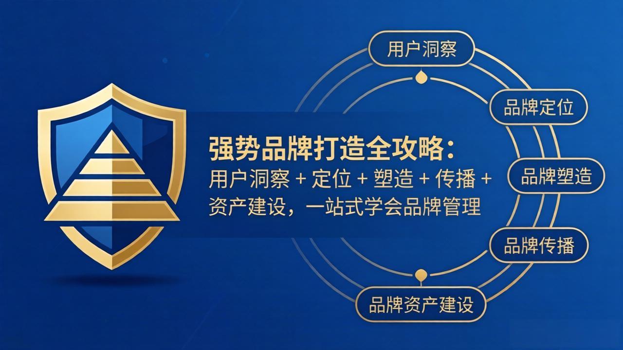 强势品牌打造全攻略:用户洞察 + 定位 + 塑造 + 传播 + 资产建设,一站式学会品牌管理-小灰云创