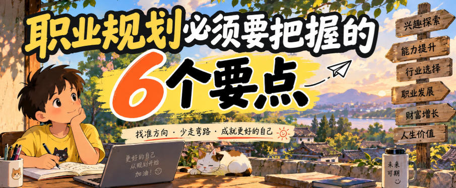 付费文章：职业规划必须要把握的6个要点-小灰云创