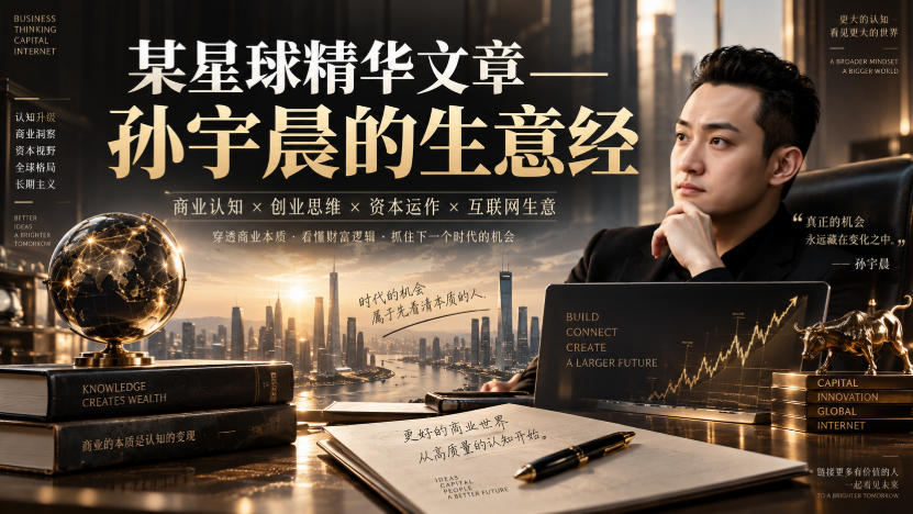 某星球精华文章——孙宇晨的生意经-小灰云创