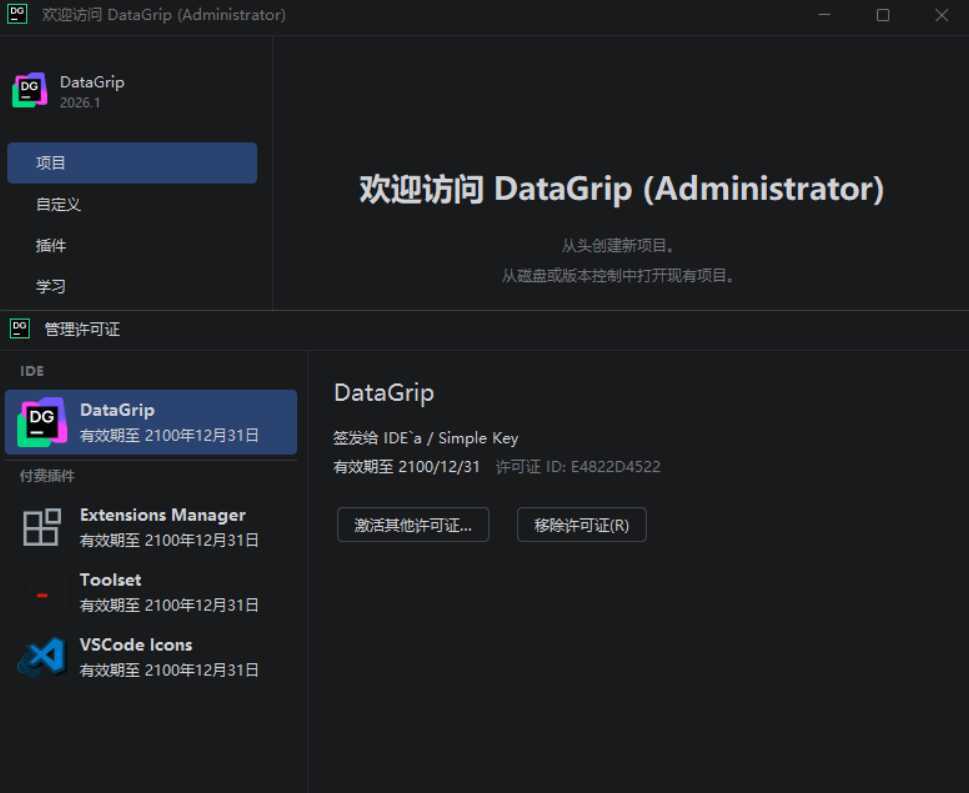 DataGrip v2026.1.0 高级版 - 小灰云创-小灰云创