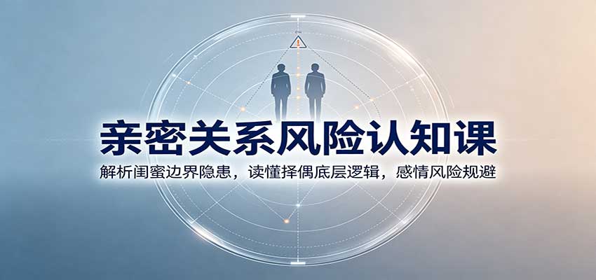 亲密关系风险认知课:解析闺蜜边界隐患,读懂择偶底层逻辑,感情风险规避-小灰云创