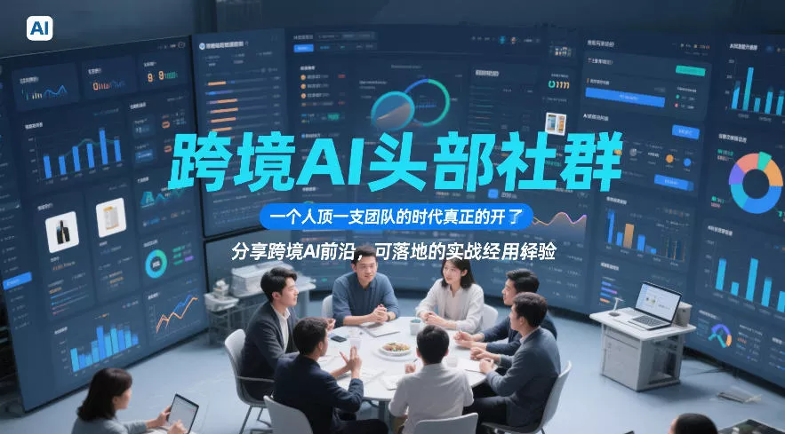 跨境AI头部社群,一个人顶一支团队的时代真正的开始了,分享跨境AI前沿,可落地的实战经验(更新09月11日)-小灰云创