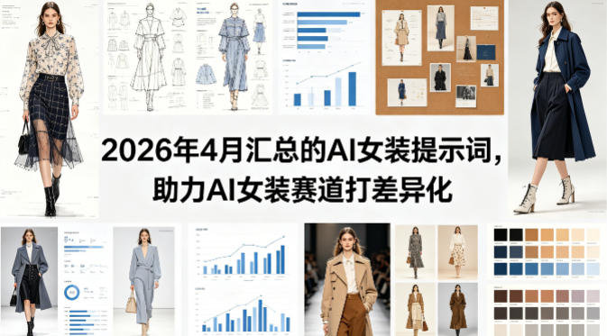 2026年4月汇总的AI女装提示词，助力AI女装赛道打差异化-小灰云创