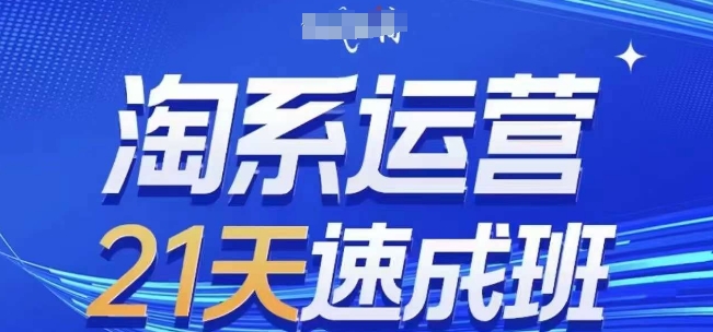 淘系运营21天速成班，0基础轻松搞定淘系运营，不做假把式，快速复制落地(更新26年4月)-小灰云创
