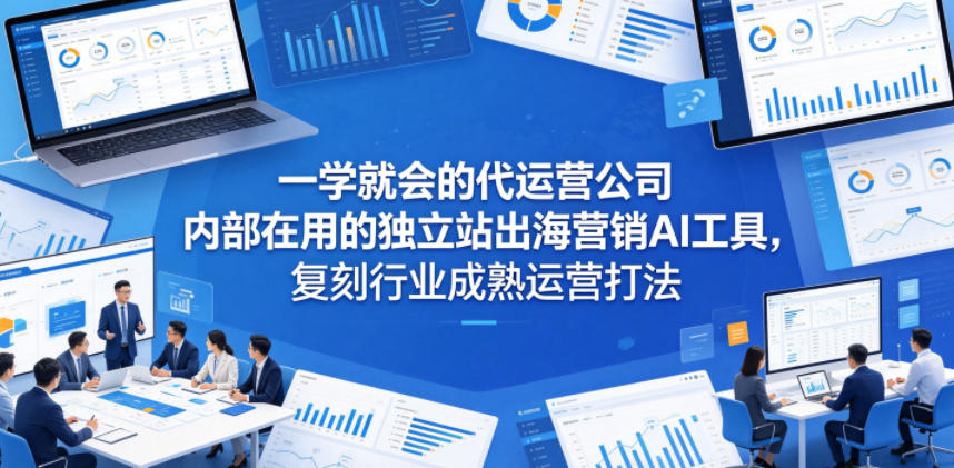 一学就会的代运营公司内部在用的独立站出海营销AI工具,复刻行业成熟运营打法-小灰云创