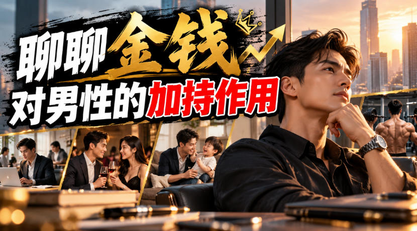 某公众号付费文章：聊聊金钱对男性的加持作用-小灰云创