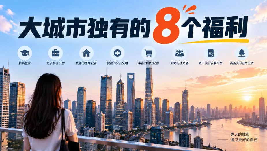 某公众号付费文章：大城市独有的8个福利-小灰云创