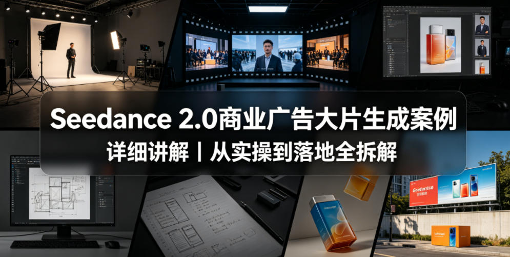 Seedance 2.0商业广告大片生成案例详细讲解｜从实操到落地全拆解-小灰云创
