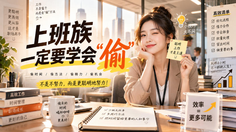 某社群精选付费文：上班族一定要学会“偷“-小灰云创