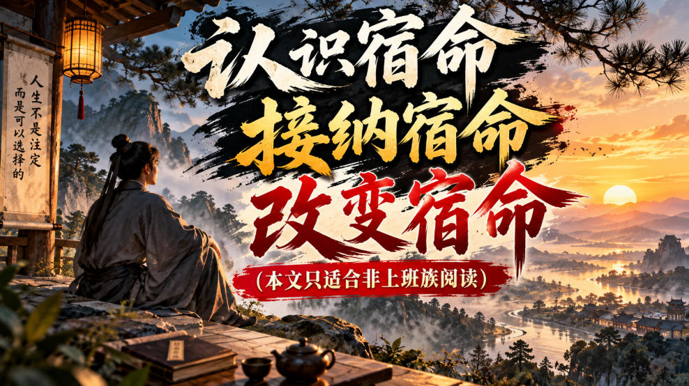 某公众号付费文章:认识宿命,接纳宿命,改变宿命(本文只适合非上班族阅读)-小灰云创
