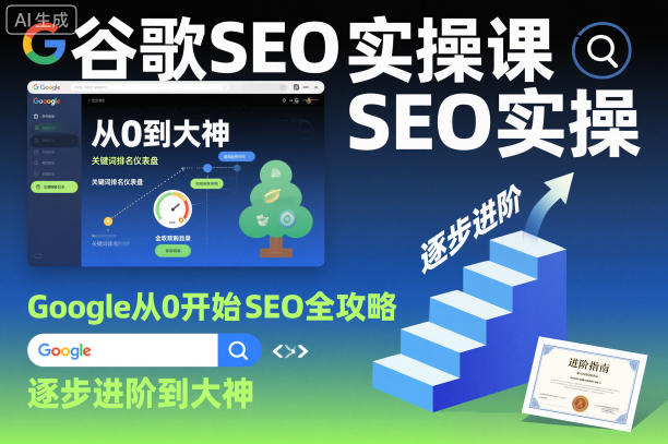 谷歌SEO实操课，Google从0开始SEO全攻略，逐步进阶到大神（更新26年） - 小灰云创-小灰云创