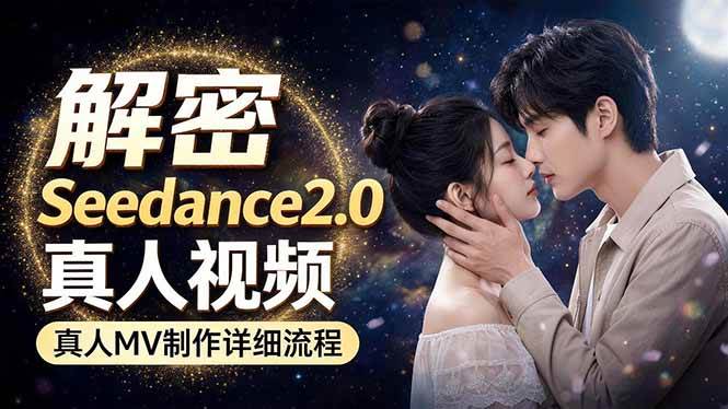 （18289期）Seedance 2.0电影级真人 MV全流程拆解：提示词、运镜、粒子特效，手把手实操-小灰云创