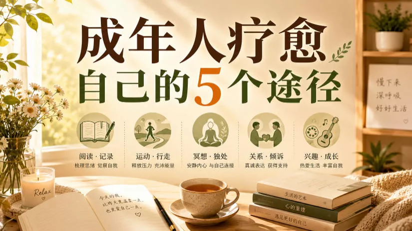 付费文章:成年人疗愈自己的5个途径-小灰云创