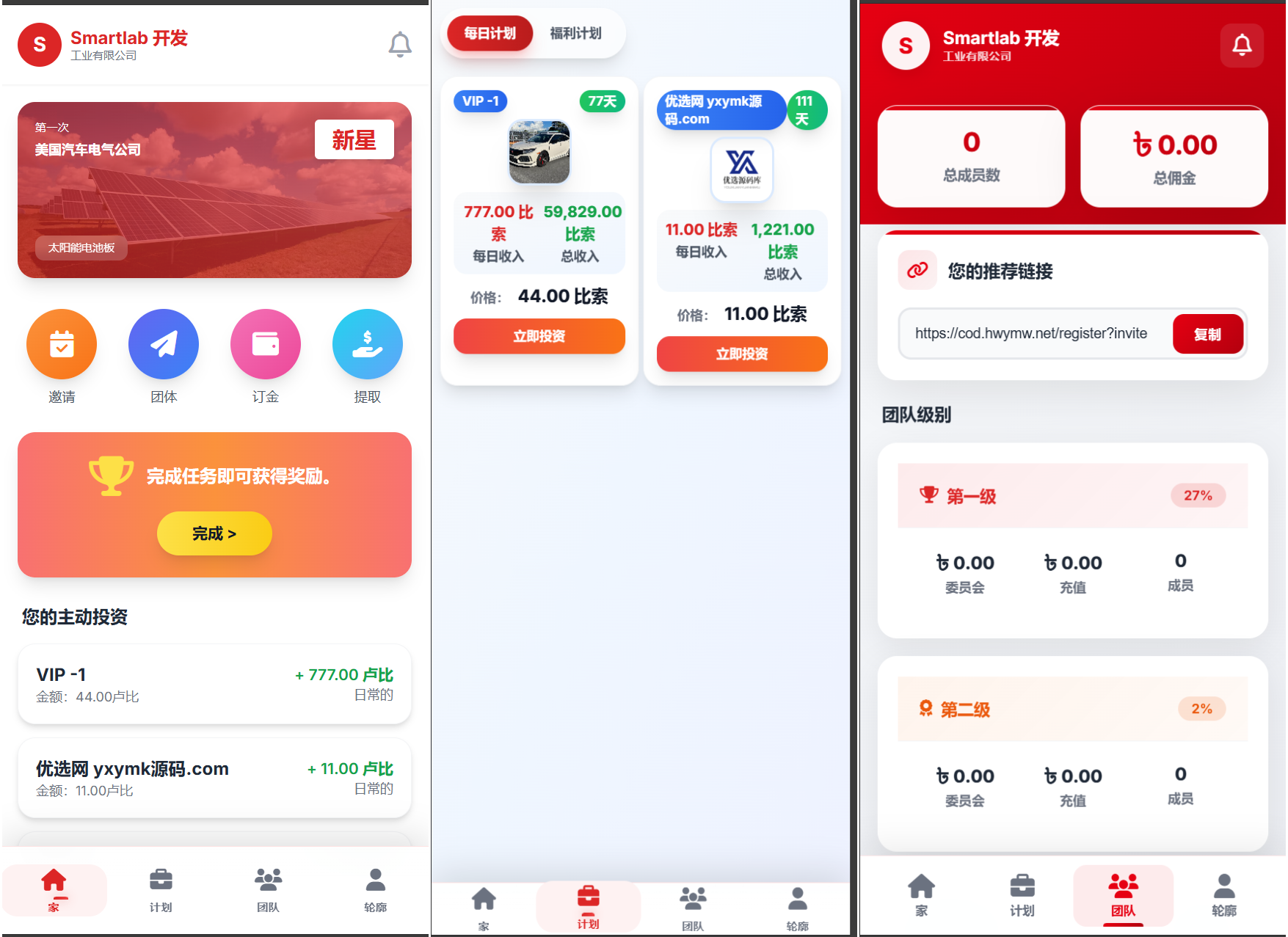 海外汽车电气投资理财源码/三级分销/可自定义产品-小灰云创