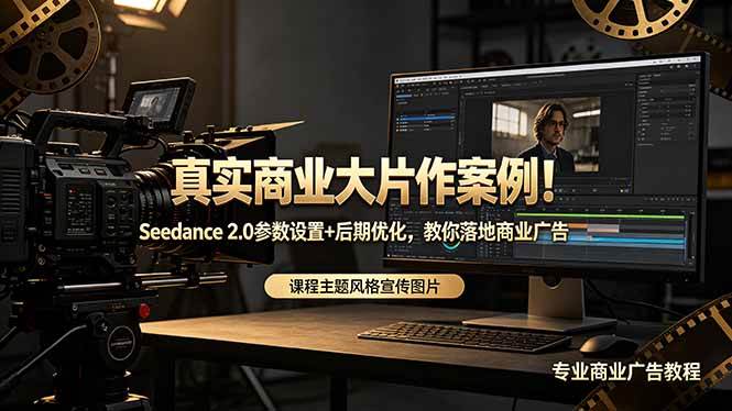 （18484期）真实商业大片作案例！Seedance 2.0参数设置+后期优化，教你落地商业广告-小灰云创