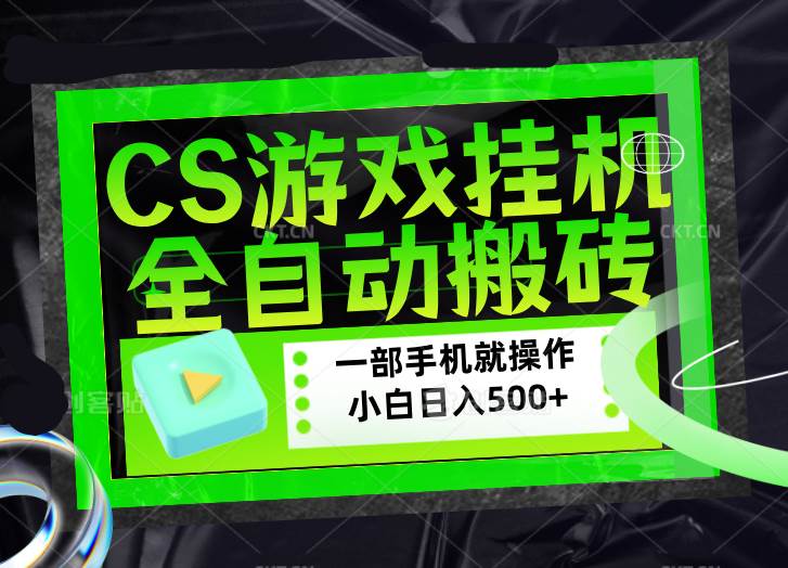 （17876期）CSGO游戏挂机捡漏搬砖，超稳定的项目，带领1000+小白实现日入500+，数据可视频验证-小灰云创