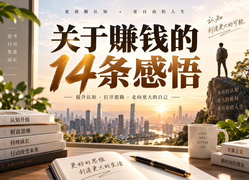 付费文章:关于賺钱的14条感悟-小灰云创