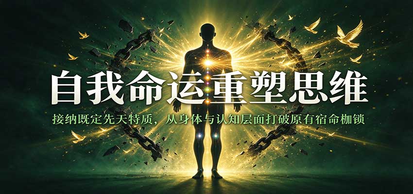 自我命运重塑思维:接纳既定先天特质,从身体与认知层面打破原有宿命枷锁-小灰云创