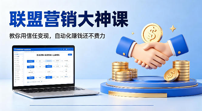 联盟营销大神课，教你用信任变现，自动化賺钱还不费力【原创双语字幕】-小灰云创