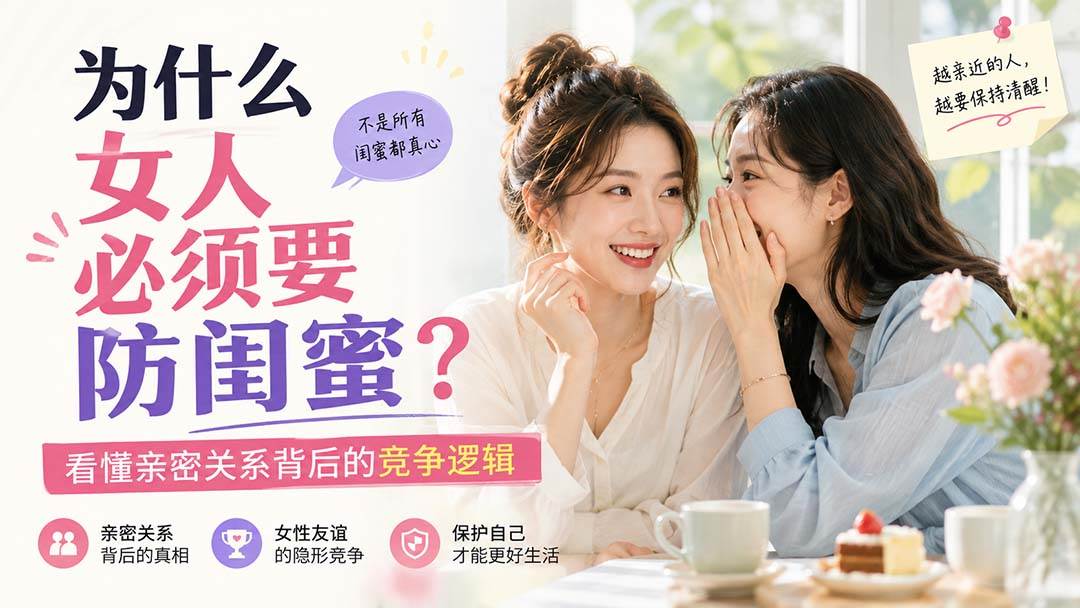 （20114期）付费文章：为什么女人必须要防闺蜜？看懂亲密关系背后的竞争逻辑-小灰云创