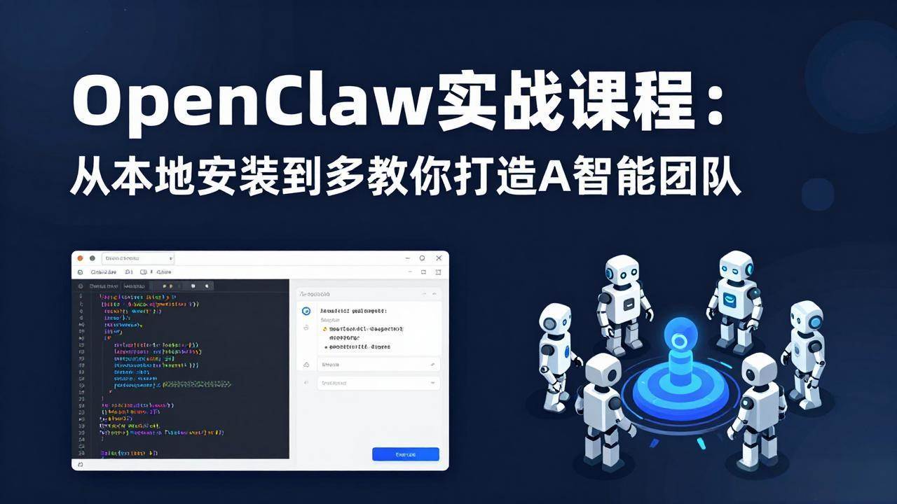 （17883期）OpenClaw实战课程：从本地安装到多Agent协同，手把手教你打造AI智能团队-小灰云创
