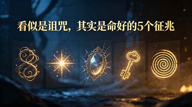 （19089期）付费文章：看似是诅咒，其实是命好的5个征兆-小灰云创