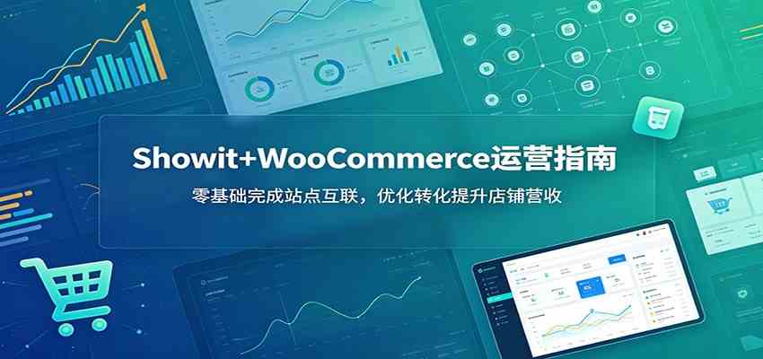 Showit+WooCommerce运营指南：零基础完成站点互联，优化转化提升店铺营收-小灰云创