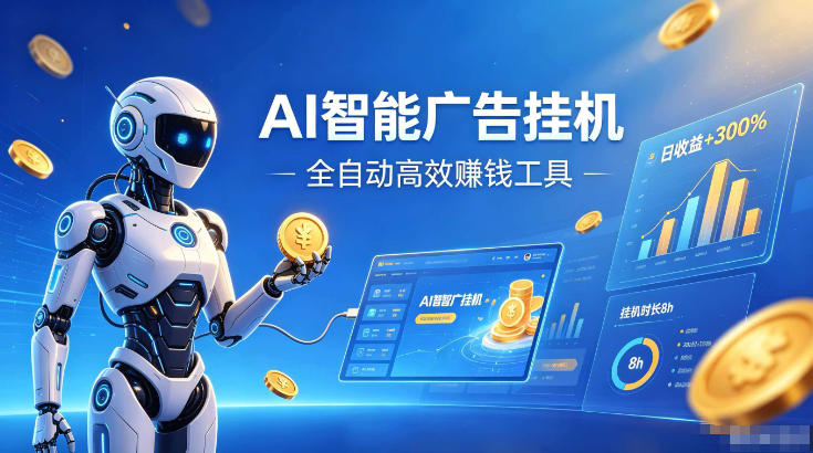 AI智能广告挂G,在家自动賺收益,全程无需人工操作、不用直播、不用拉人【揭秘】-小灰云创