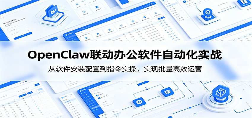 OpenClaw自动化实操课:从软件安装配置到指令实操,实现批量高效运营-小灰云创