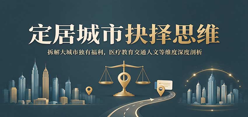 定居城市抉择思维：拆解大城市独有福利，医疗教育交通人文等维度深度剖析-小灰云创