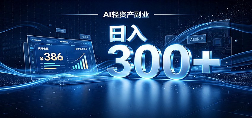 2026 AI轻资产风口，Token中转站小白可入局，日入300+-小灰云创