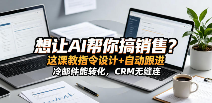 想让AI帮你搞销售?这课教指令设计+自动跟进,冷邮件能转化,CRM无缝连!【原创双语字幕】-小灰云创