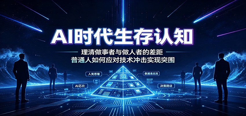 AI时代生存认知：理清做事者与做人者的差距，普通人如何应对技术冲击实现突围-小灰云创