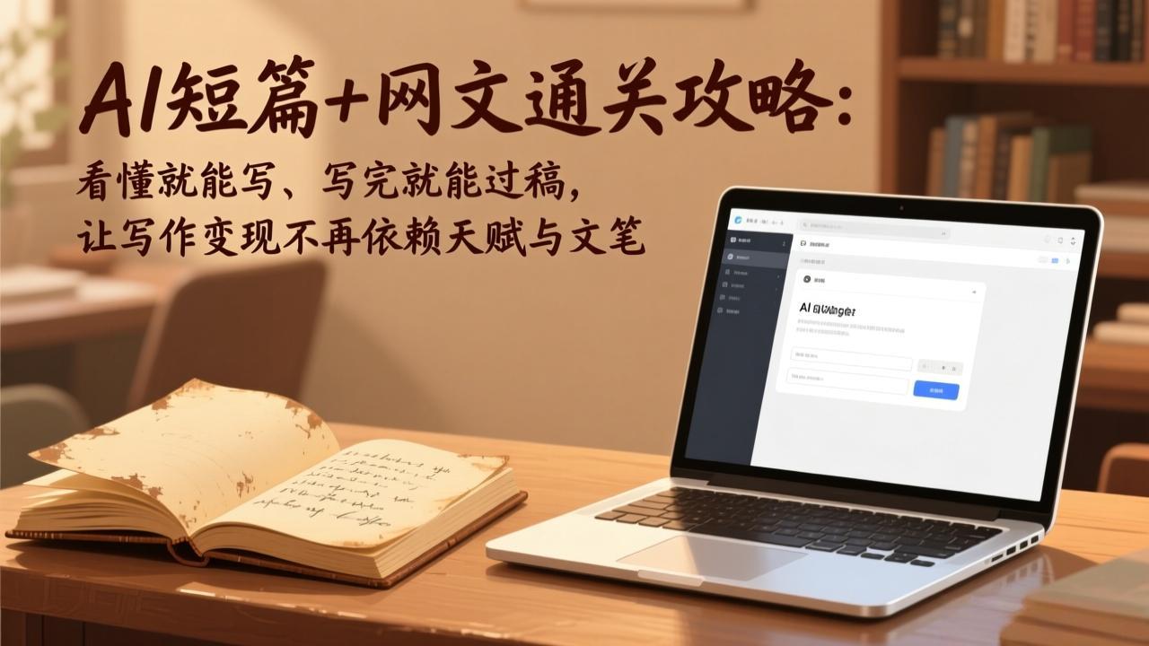 AI短篇+网文通关攻略-更新4月：看懂就能写、写完就能过稿，让写作变现不再依赖天赋与文笔-小灰云创