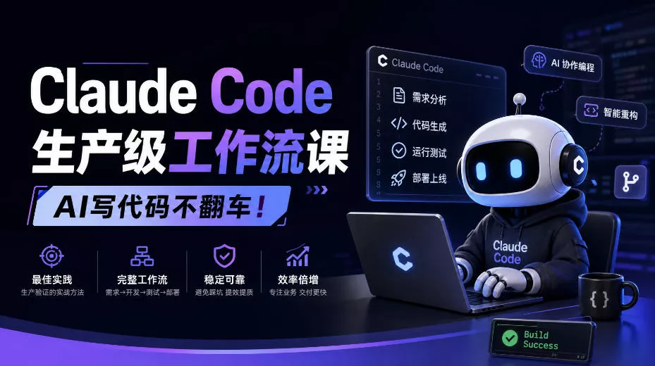 Claude Code生产级工作流课,AI写代码不翻车!【原创双语字幕】-小灰云创